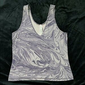 Athleta Purple Marble Tank Top